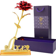 24k gold rose with gift box, ideal for special occasions