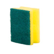 Kitchen and bathroom cleaning sponge, 2-in-1 scrubber, effective on tough grime and stains.