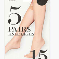 5 Matt knee highs 15 denier appearance Lycra ATMOSPHERE pack of 4