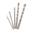 Set of 5 multicolour drill bits for metal.