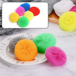 High-quality round nylon scrubbers, 12 pieces for versatile cleaning.