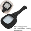 Illuminated magnifier for hobby and inspection