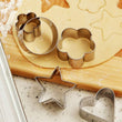 Stainless steel cookie cutter set with various shapes