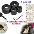 Metal case for 6-piece hole saw set