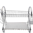 Rectangle dish rack with stainless steel and drip tray