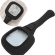 Handheld magnifying glass with LED light