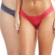 2-Pack Women's Fashionable Thong Panties