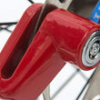 Efficient wheel lock for bike and scooter security