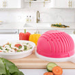 Fast salad cutter bowl for kitchen convenience