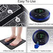 EMS electric foot massager, compact and foldable for easy storage