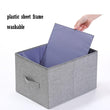 Stylish storage box with lid and handles