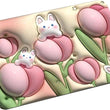 3D absorbent bath mat quick dry