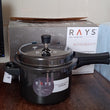 Aluminium Rays Black Beauty Pressure Cookers With Outer (5.5 Litres / 1-Year warranty)