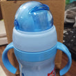 Vacuum Stainless Steel Water Bottle With Carry Handle & Straw (280 ML)