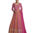 Gown with Embroidered Dupatta