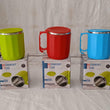 250ML Stainless Steel Mug: Insulated, Leakproof Lid, Hot/Cold Drinks (Mix Color)