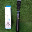 Portable selfie stick with tripod and Bluetooth for mobile photography