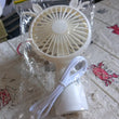 Mini USB Handheld Fan, Portable Rechargeable Mini Fan for Home, Office, Travel and Outdoor Use (1 Pc)