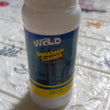 Drain cleaning powder for removing blockages from sinks.