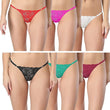 Women's Lace G-String Set - Pack of 4