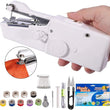 Handheld mini sewing machine with cordless design