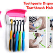 Toothpaste and brush holder set