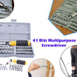 Comprehensive tool kit with sockets and screwdrivers