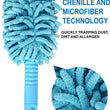 Flexible microfiber fan cleaning tool