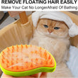 3 In1 Cat Steamy Brush, Self Cleaning Steam Cat Brush Cat Steamer Brush for Massage Cat Grooming Brush Pet Hair Removal Comb for Cat and Dog, for Removing Tangled and Loose Hair