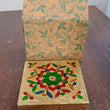 Handicraft Wood Chowki for Pooja , Wooden Bajot for Sitting, Multipurpose Stool (Multi color) (1 Pc)