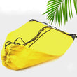 Sports string bag, drawstring closure