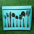 Flatware set including forks, knives, and spoons