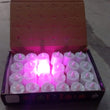 Pink decorative LED candles