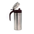 750ml oil dispenser container with stainless steel design