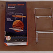 Chakla Belan Chimta Stand Rolling Pin Board Tong Holder Silver Stainless Steel Multi-Purpose Rack for Kitchen (1 Pc )