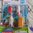 School erasers with fun vehicle designs