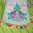 Handcrafted Cotton Embroidered Shoulder Bag / Purse for Girls & women (1 Pc / 9 Inch / Mix Desing)