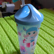 Unicorn Water Bottle with Straw & Lid for Kids (With Light)