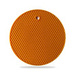 Hot mat made from silicone, showing its ability to handle high temperatures.