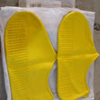 Non-Slip Silicone Rain Reusable Anti skid Waterproof Fordable Boot Shoe Cover (Extra Large Size (XL)/ 1 Pair / Yellow)