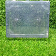 Transparent storage container with a secure lid, ideal for organizing and storing household items.