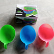 Plastic food strainer and bowl set, durable and functional