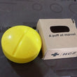 Portable Round Shape 4 Compartments Pill Box (1 Pc / With Brown Box)