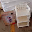 3-layer foldable storage cart, stackable for organizing various items