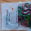 Small Ponytail Holder Bands for Hair Rubber Bands (Pack of 50 / Multicolour)