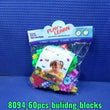 Fun and learning blocks set for children with 60 pieces