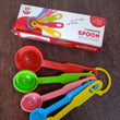 Set of 5 plastic measuring spoons