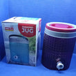 Large diamond cut plastic jug for beverages