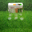 Set of 6 transparent water glasses