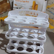 Plastic Foldable Egg Tray | 24 Grid Egg Storage Box (1 Pc)